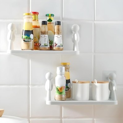 Wall Mounted Shelf, Bathroom Shelf Organizer, Multipurpose Wall Mount