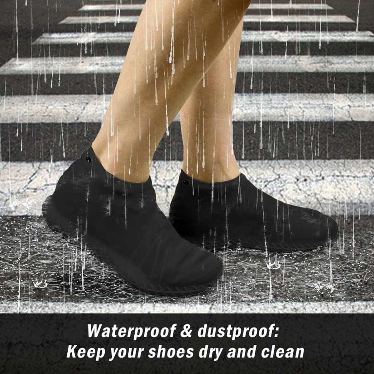 Waterproof Silicone Shoe Covers – Reusable, Anti-Skid Protection