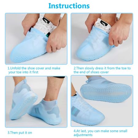 Waterproof Silicone Shoe Covers – Reusable, Anti-Skid Protection