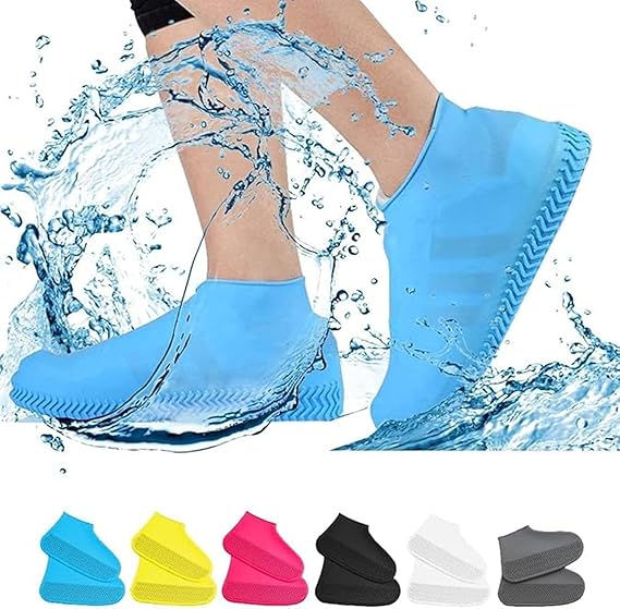 Buy Waterproof Silicone Shoe Covers – Reusable, Anti-Skid Protection Online at Dmark