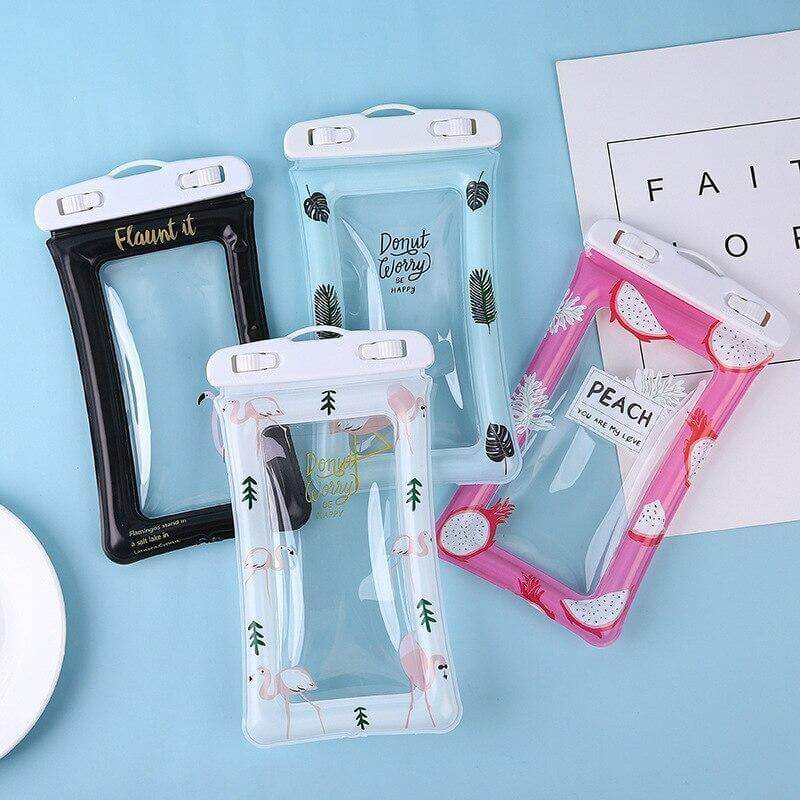 Buy Waterproof Phone Pouch (XL Size) Floating Waterproof Mobile Cover - Beach, Swimming Pool, Travel Accessories - Works with All Phones - Detachable Online at Dmark