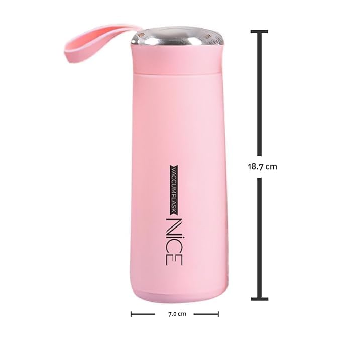  Nice Water Bottle/BPA Free Glass Inner Liner with Plastic Shell for School, Gym, Home and Office/Leak Proof Water Bottle 500 ml