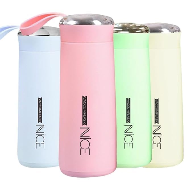 Buy  Nice Water Bottle/BPA Free Glass Inner Liner with Plastic Shell for School, Gym, Home and Office/Leak Proof Water Bottle 500 ml Online at Dmark