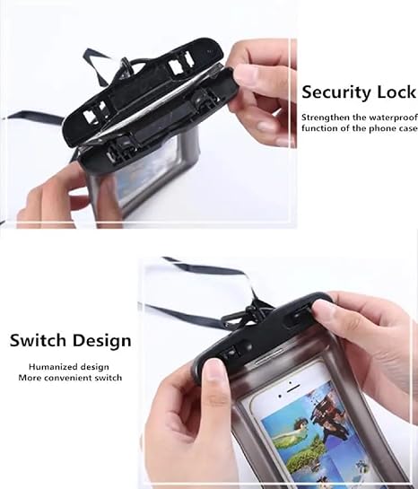 Waterproof Mobile Pouch Cover for All Mobiles, Water Proof Bag for Beach Boating Swimming Water Park