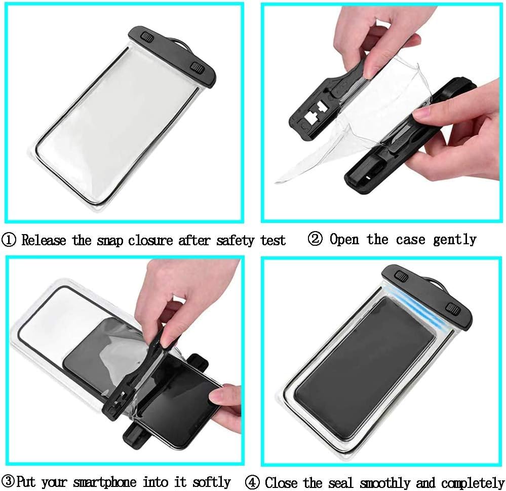 Waterproof Mobile Pouch Cover for All Mobiles, Water Proof Bag for Beach Boating Swimming Water Park