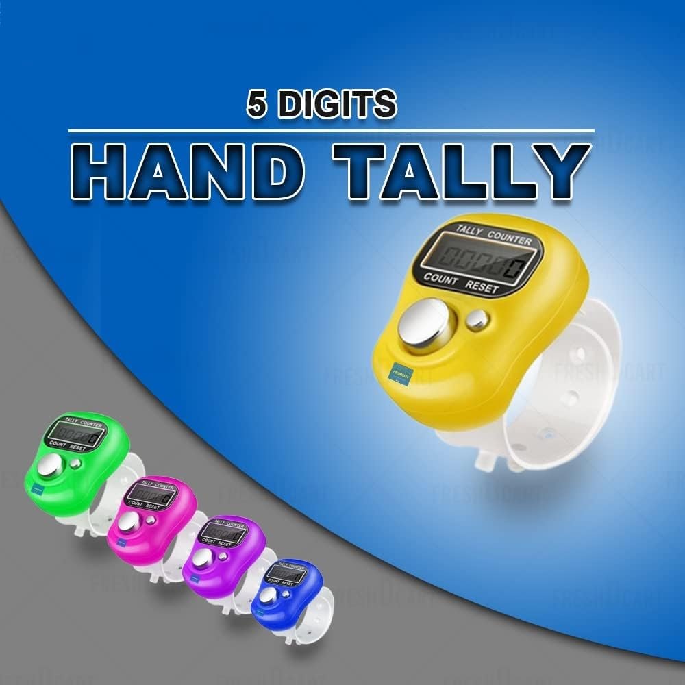 Compact Mini Finger Counter Ring with Digital Display for Prayer Counting, Meditation, Exercise Repetitions, Inventory Tracking (1Pc)
