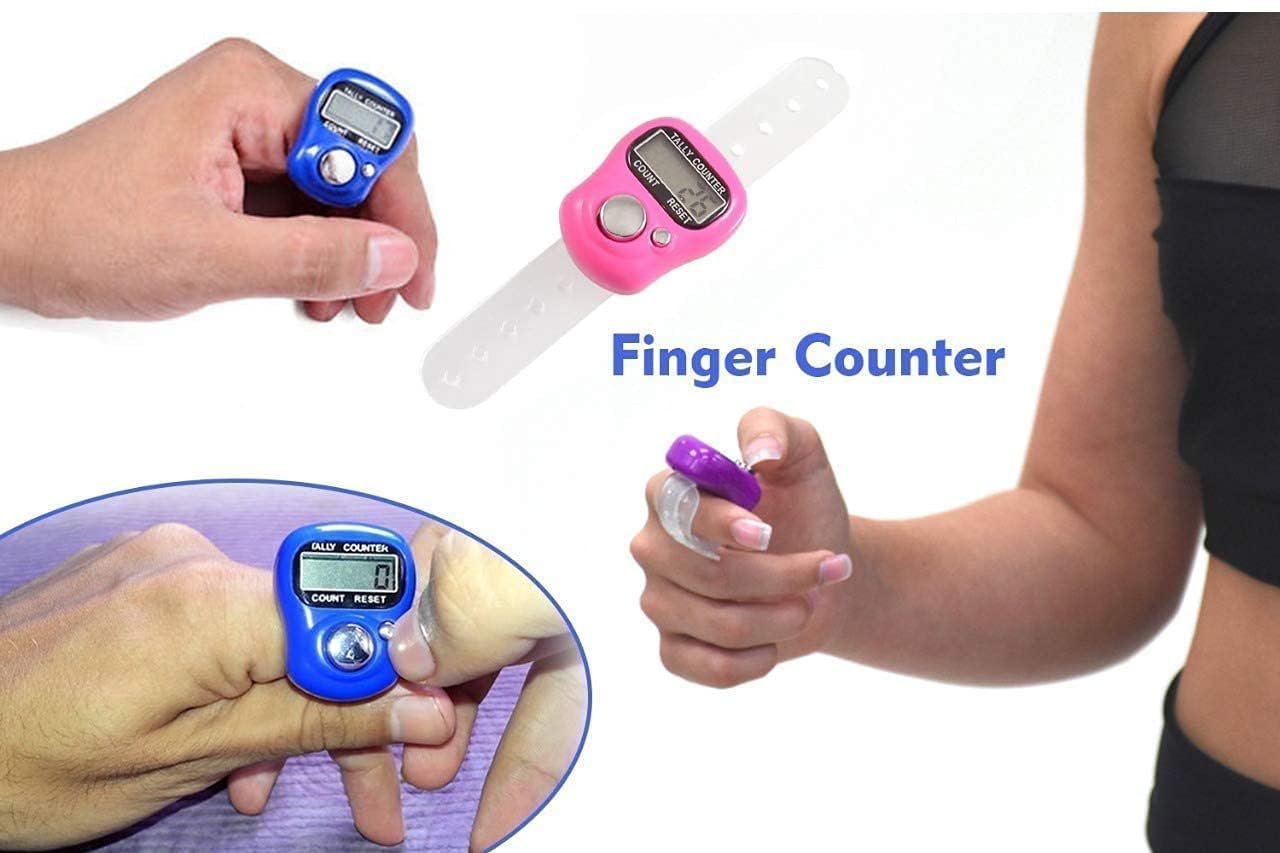 Buy Compact Mini Finger Counter Ring with Digital Display for Prayer Counting, Meditation, Exercise Repetitions, Inventory Tracking (1Pc) Online at Dmark