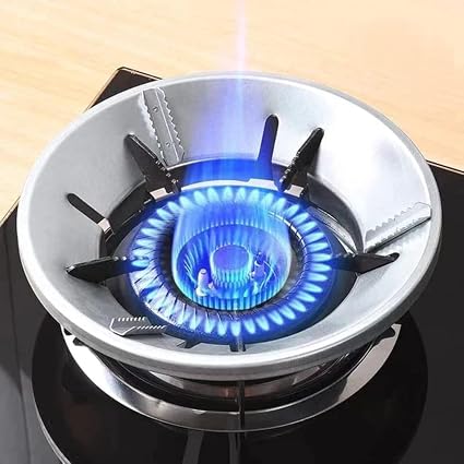 Buy Pack of 2 Premium Gas Saver Burner Stand Chula Burner Gas Saver Stand Jali Ring Fire & Windproof Energy Saving Online at Dmark