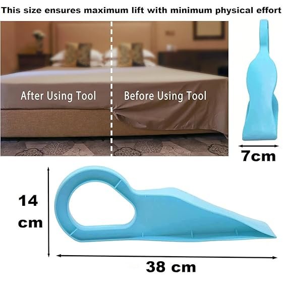 Mattress Lifter Tool 2 in 1 Bedsheet Tucker Tool Bedsheet Mattress Lifter Stand Beds Lifter Helps Lift and Hold Mattress Wedge Elevator Tool Beds Making Tools Bed Tucker Tools