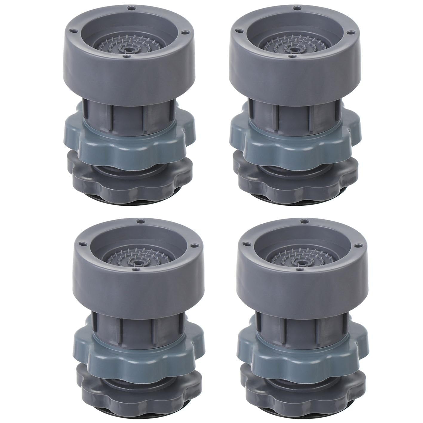 Buy Washing Machine Anti Vibration Pads Height Adjustable Anti Slip Support Stand 4 Pieces for Washing Machine Refrigerator Furniture Base with Suction Cup(Set of 4) Online at Dmark