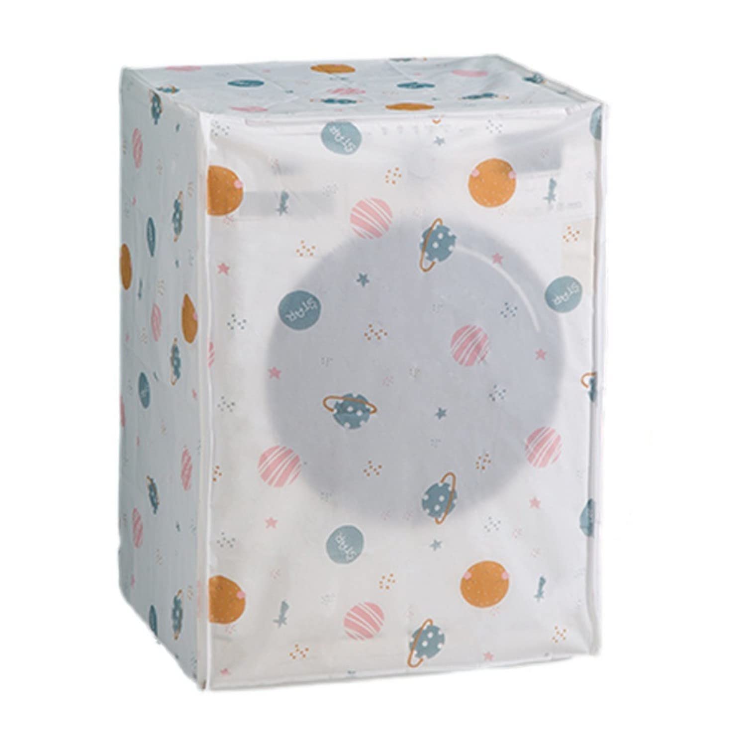 Washing Machine Front Load Cover, Anti-Stain Waterproof Washer And Dryer Covers, 62*56*83 Cm (Front Loading, Pattern May Vary)
