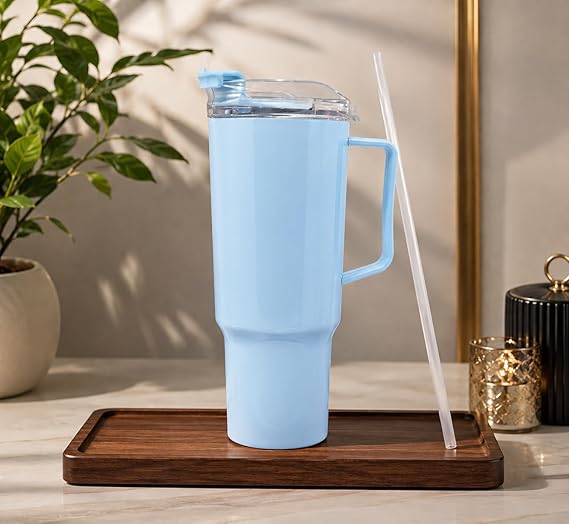 Buy umbler with Straw & Handle | Large Capacity Reusable Drinking Mug | Ideal for, Juice, Water & Cold Drinks Capacity	1500 Milliliters Online at Dmark