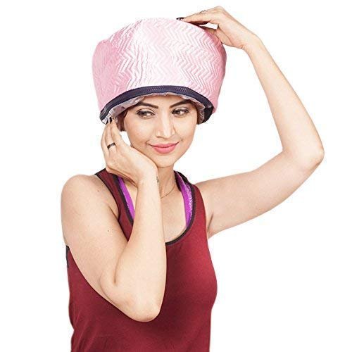 Electric Thermal Head Spa Cap, Hair Treatment Steamer, Heating Cap for Women