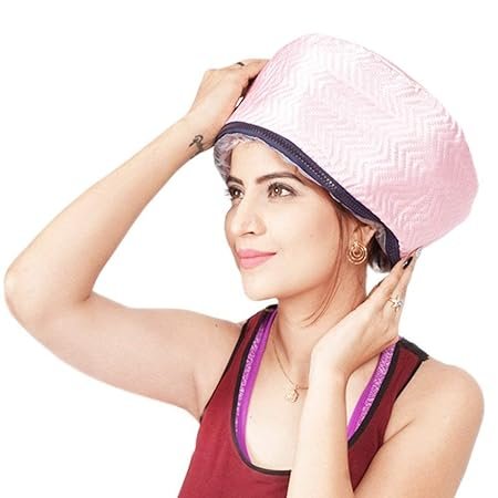 Buy Electric Thermal Head Spa Cap, Hair Treatment Steamer, Heating Cap for Women Online at Dmark